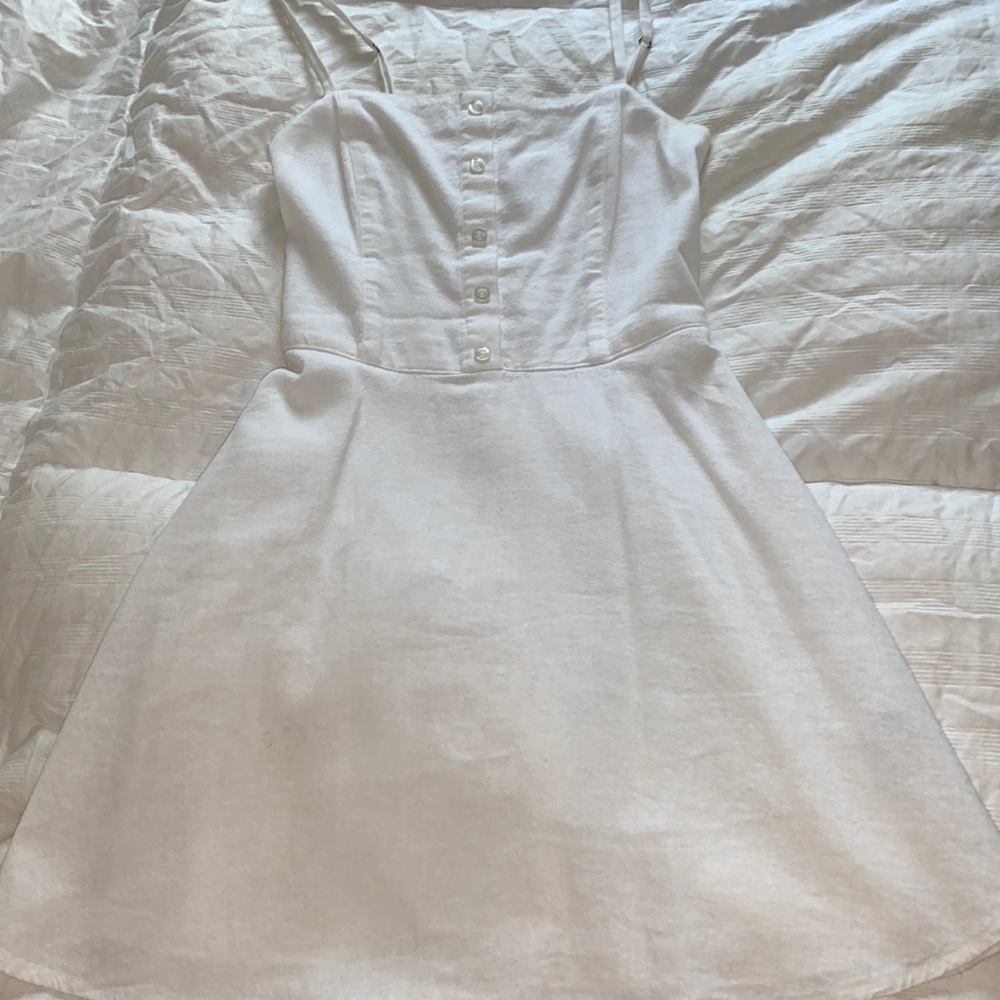 White hollister dress